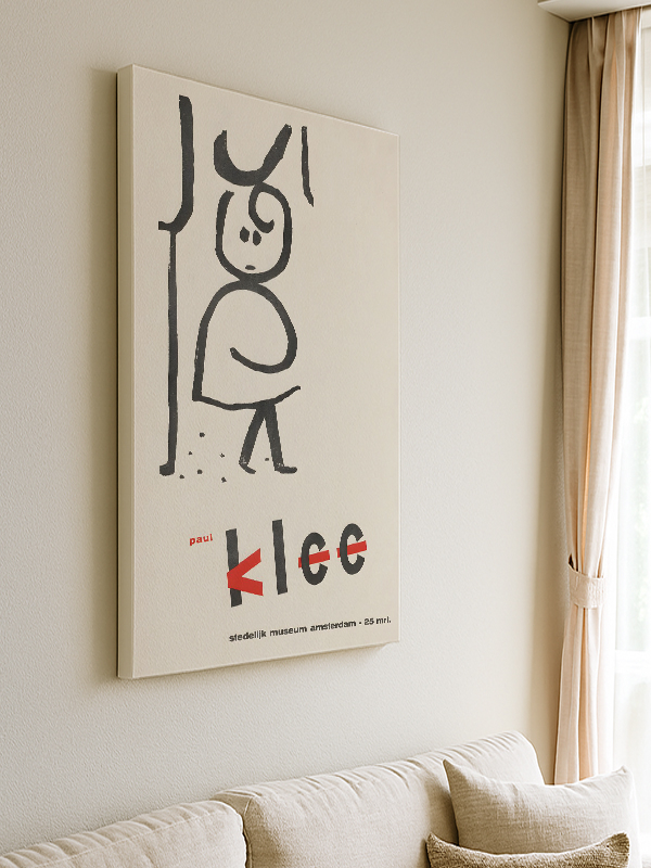 Paul Klee Minimalist Poster ,Kanvas Tablo