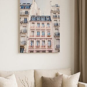 Paris'in Pembe Rüyası ,Kanvas Tablo