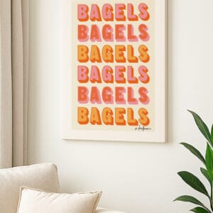 Bagels Rüyası: Renkli Lezzet ,Kanvas Tablo