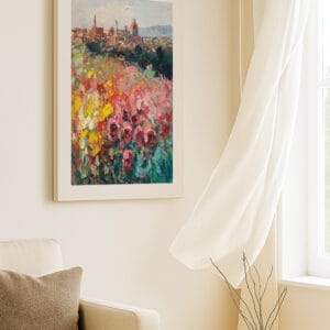Çiçeklerin Dansı, Şehrin Fısıltısı ,Kanvas Tablo