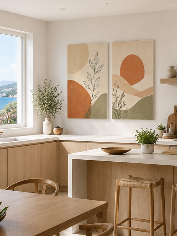 Doğanın Sakin Kucaklayışı ,Kanvas Tablo