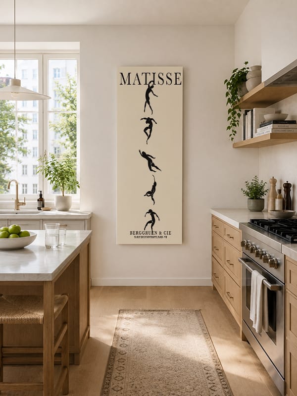 Matisse'in Dans Ritmi Kanvas Tablo ,Kanvas Tablo