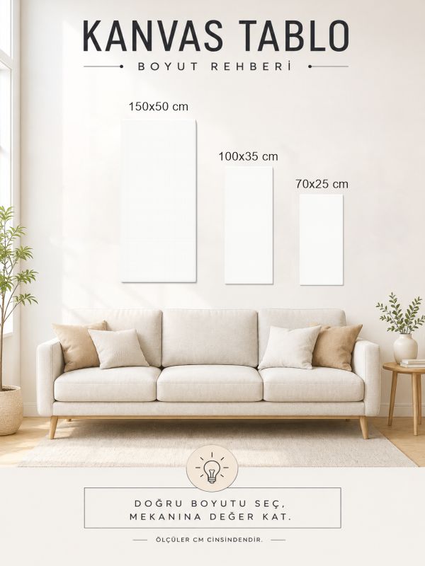 Canlı Renklerin Dansı ,Kanvas Tablo - Görsel 5